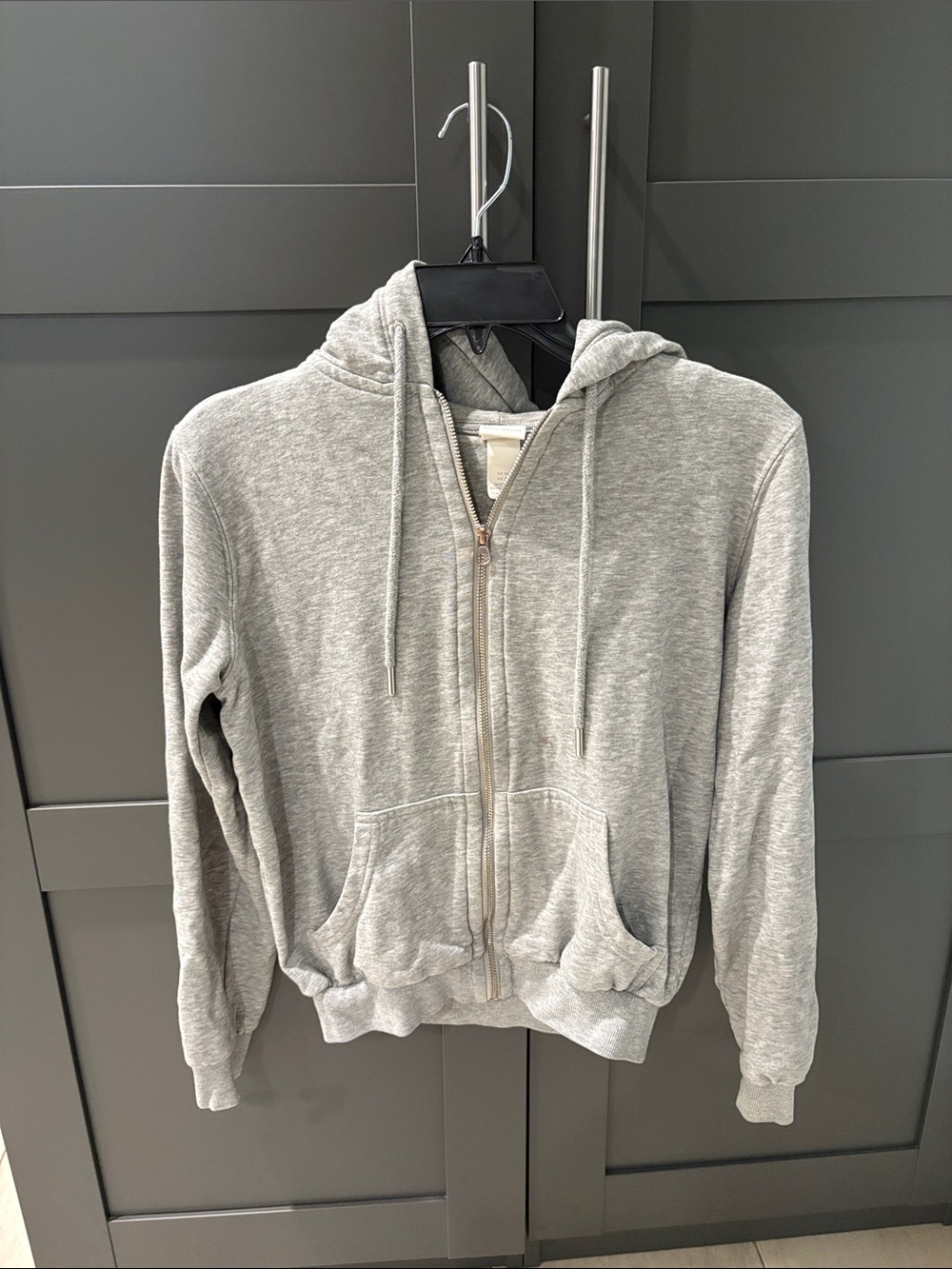 H&M Grey Zip Up Hoodie